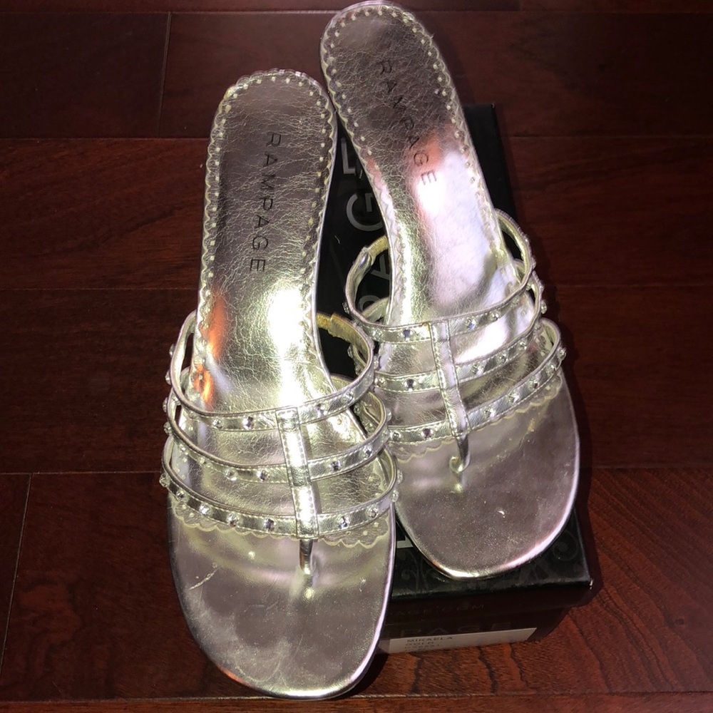 Silver heels
